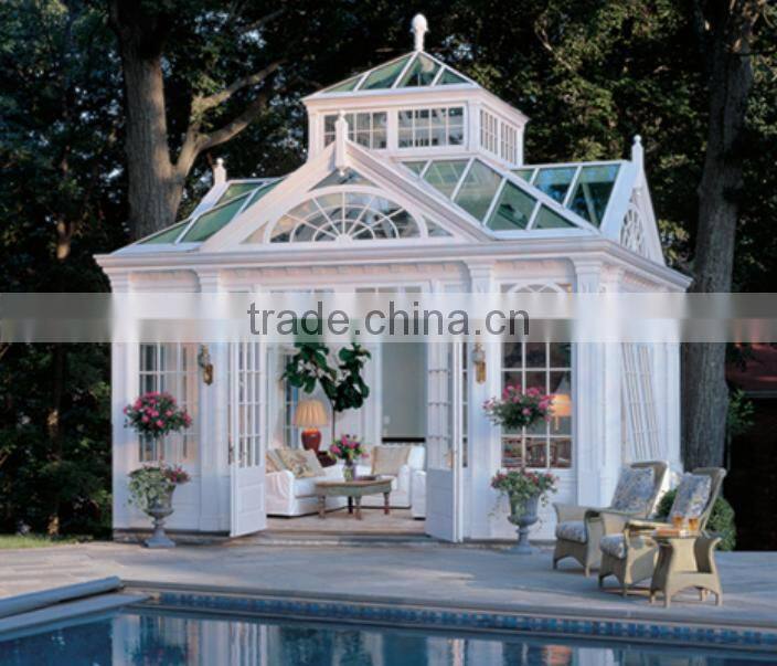 Trade assurance Galvanized steel frame garden greenhouse