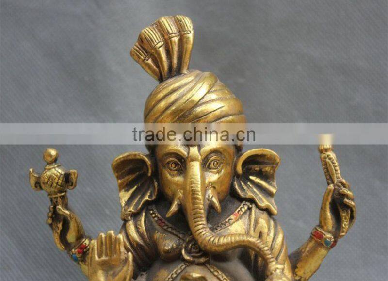 Art And Collectible Use And Carved Technique Decorative Ganesha Statue