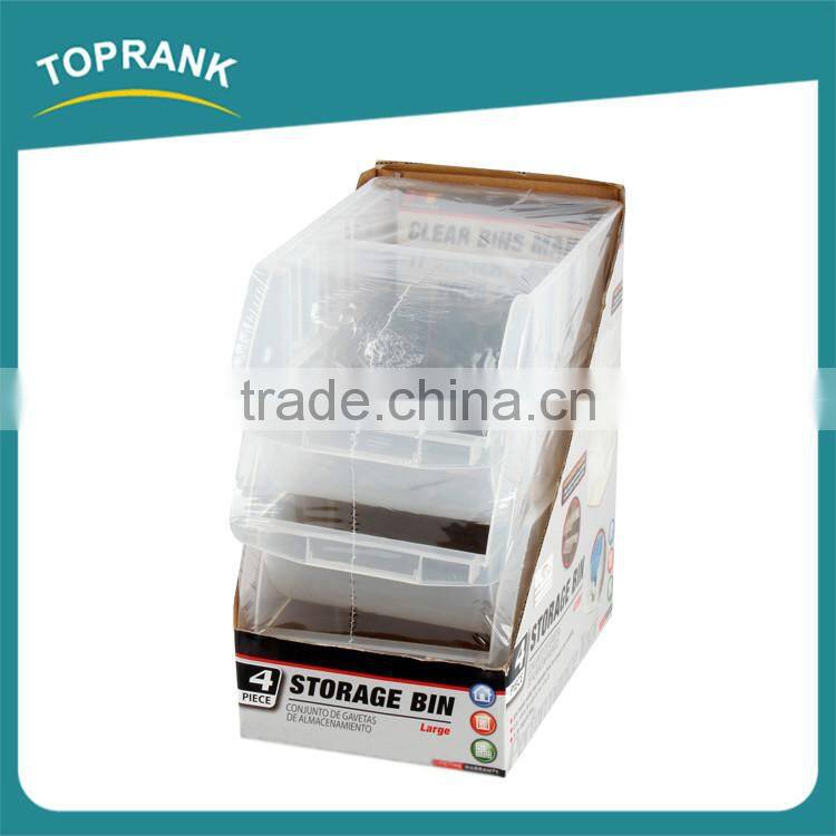 Cheap wholesale tool storage box wall mounted hanging PP storage bin