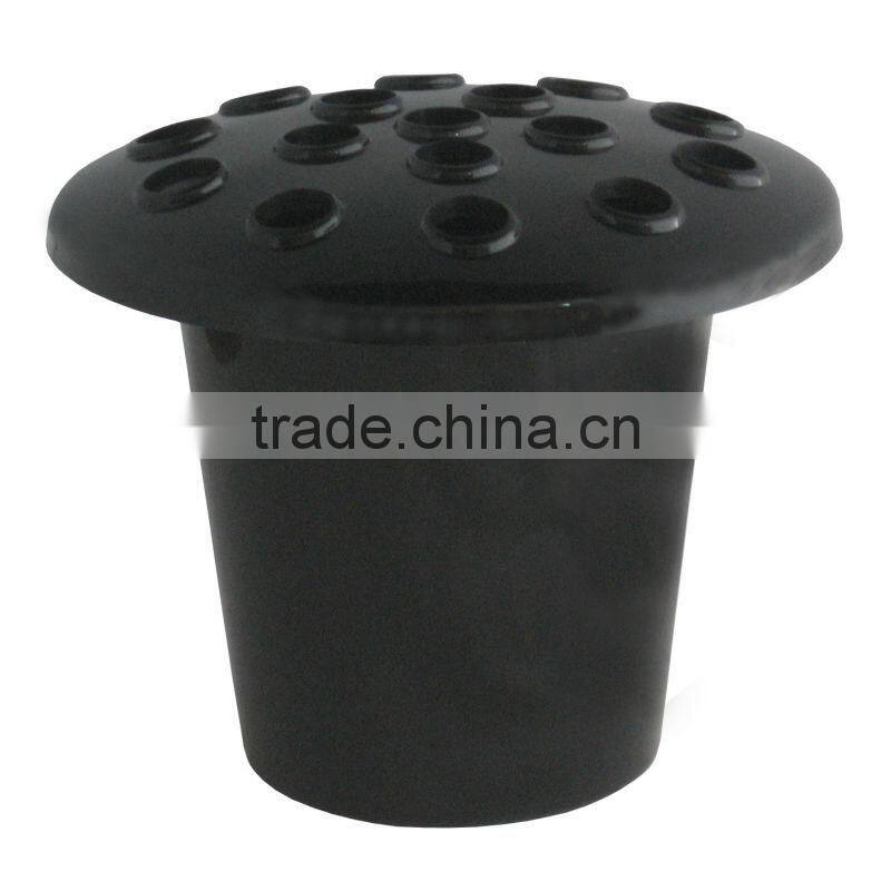 Gold Lids Cemetary Vase Insert Plastic Flower Pot