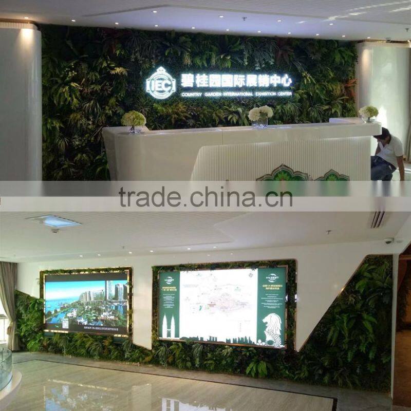Landscape Green Plant Wall Design and Making For Hotel and Resturant Decor