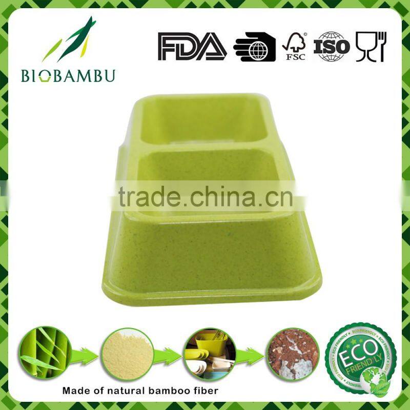 Pretty design Best selling items Food grade rice husk pet bowl/dog bowl