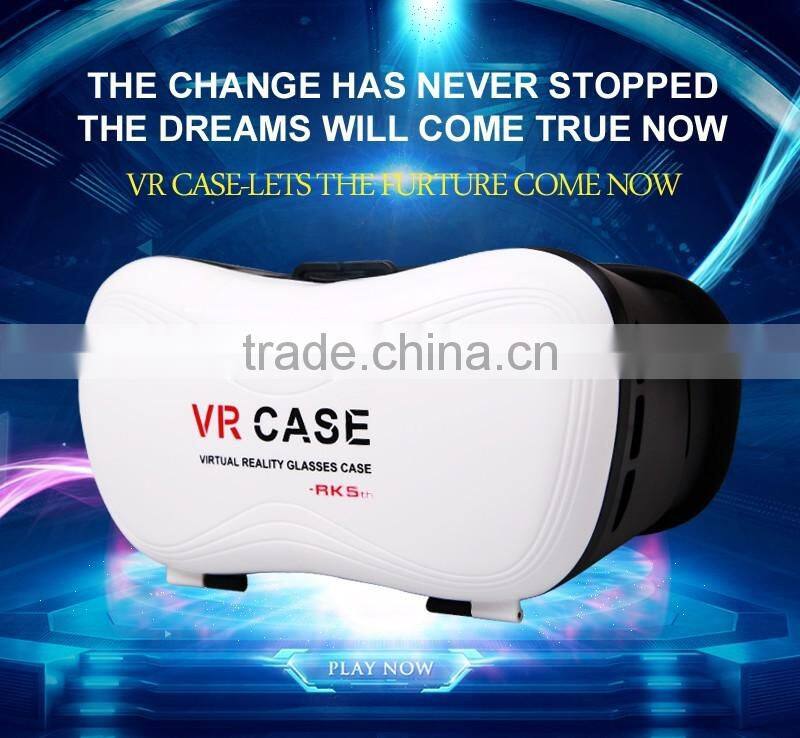 3D VR Virtual Reality Headset 3D Glasses Adjust Cardboard VR BOX For 3.5~6.0" Smartphones