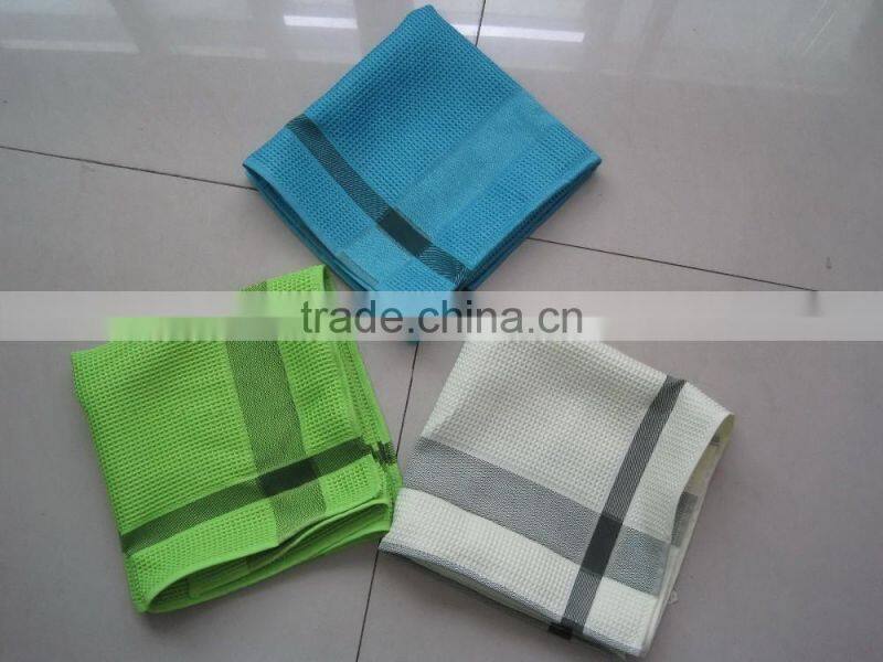 Microfiber household towel/cheap microfiber printed cleaning cloth