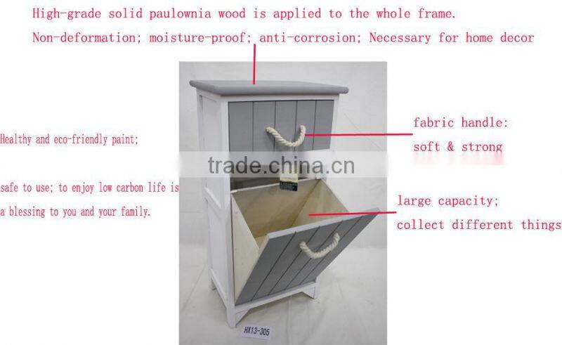 Bedroom Furniture Paulownia Cabinet Wooden Shoe Cabinet