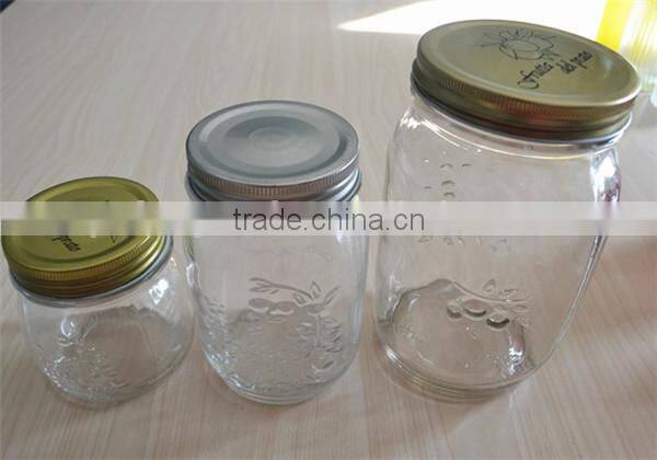 glass candle jar for home decoration&wedding centerpieces