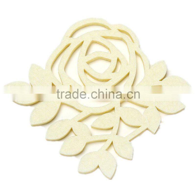 4 INCH DIAMETER FELT COASTERS