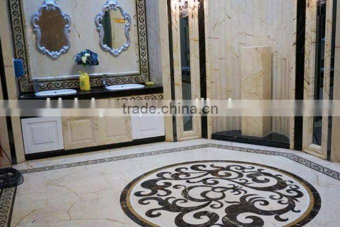 High Quality Polished Cream Color Natural Marble Big Slabs and Tiles BF12-03314a