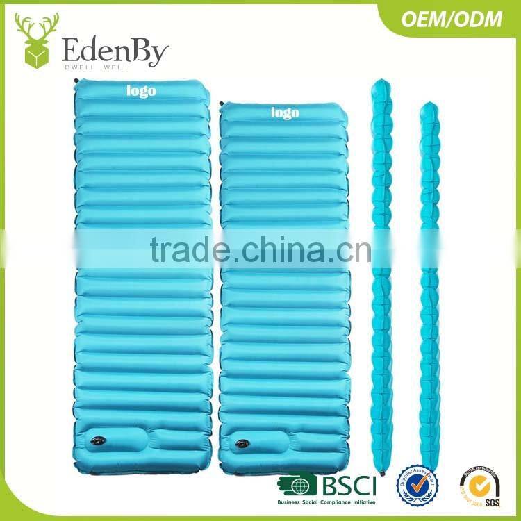 2017 Newest air inflatable camping sleeping mat sleeping pad