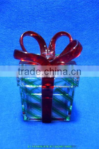 fancy christmas clear gift box