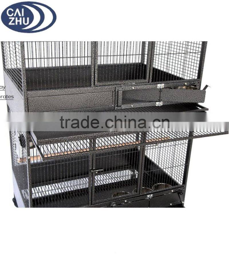 NEW Large Triple Stackers Wrought Iron Breeding Breeder Parrot Aviary Bird Cage