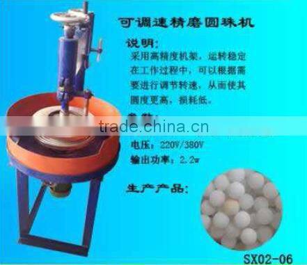 adjustable speed gem stone round beads grinding machine, stone round beads fine chamfering machine