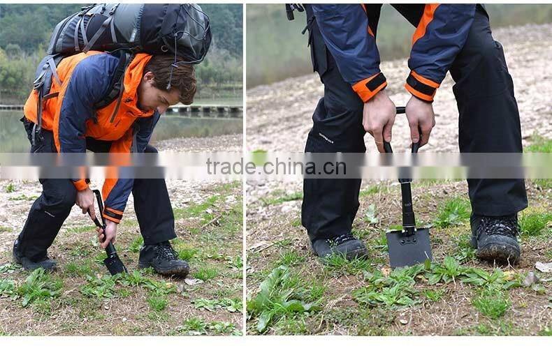 Camping mini portable foldable shovel with bag