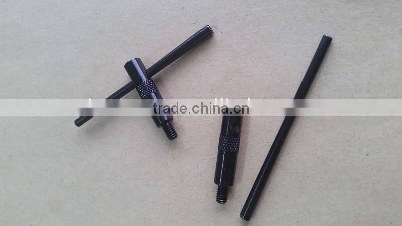 Brass Black Coated Obstruction Remover with T-Handle Bar set