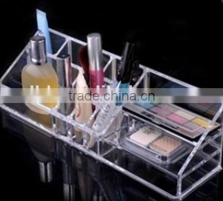 423358 clear acrylic compartment storage box