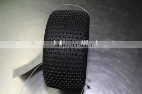 Rubber and silicone material toy tyres