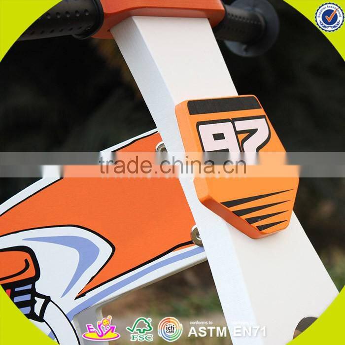 2017 hot sale kids wooden bike,popular wooden balance bike,new fashion kids bike W16C157