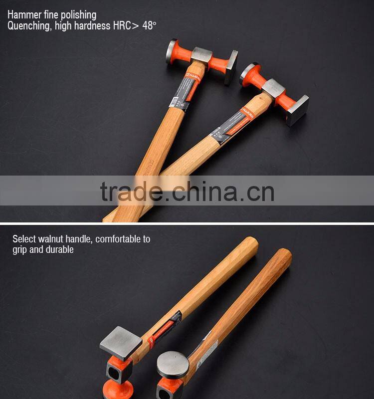 Professional Standard 45 Carbon Steel 370mm Bumping Hammer With Hickory Handle