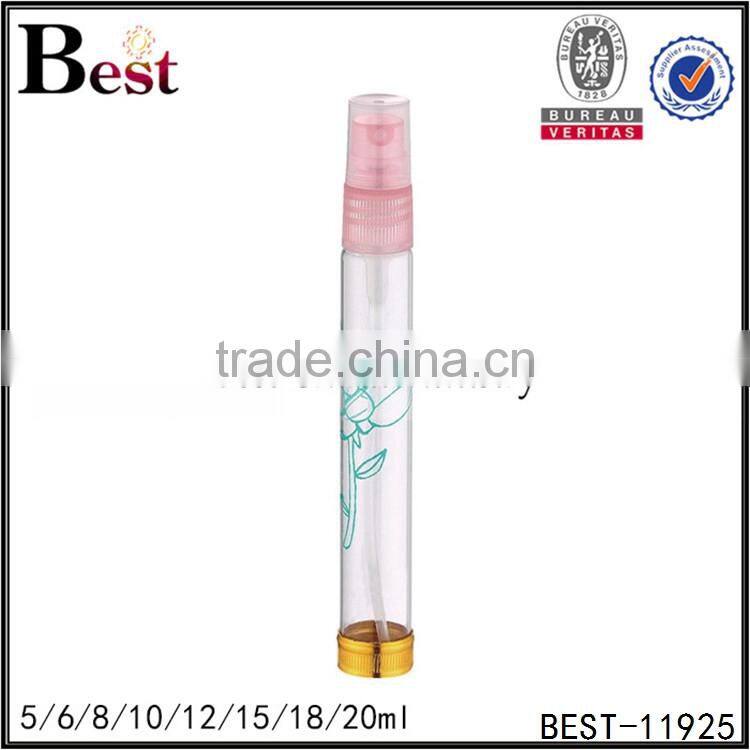 5ml 10ml 20ml perfume spray bottle clear empty perfume spray bottle refillable glass spray perfume bottle 20ml with plastic cap