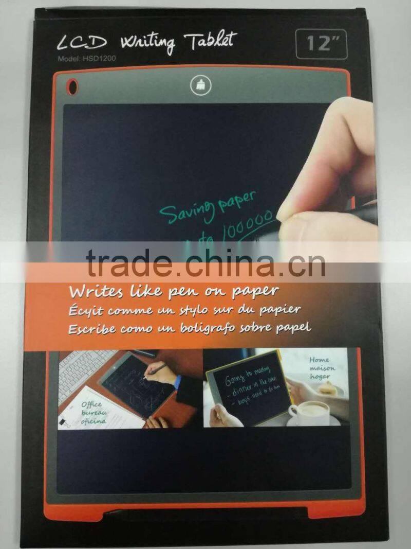 Newyes paperless lcd communication writing tablet for deaf-mute lcd writing tablet 12 inch lcd mini writing tablet