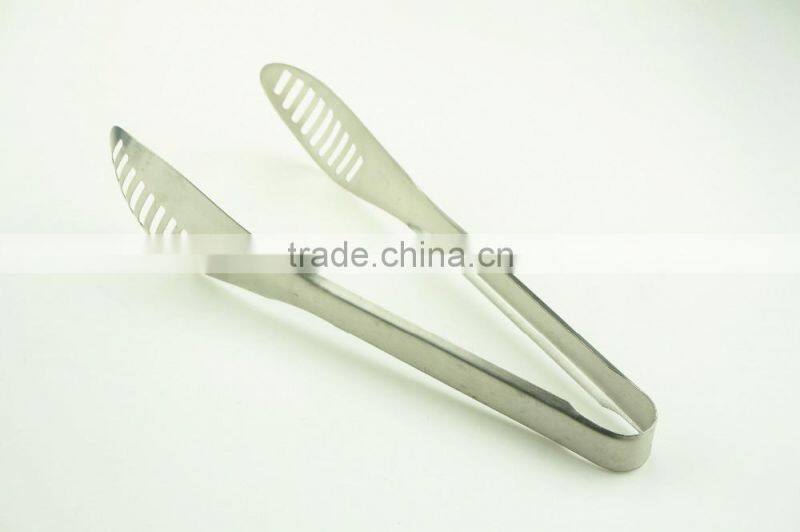 39008 New Stainless Steel Kitchen Tongs Noodles tongs salad Tongs Ice Tongs