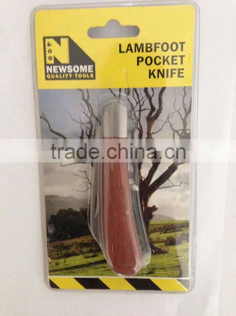 lambfoot knife lambfoot pocket knife folding knife 4'