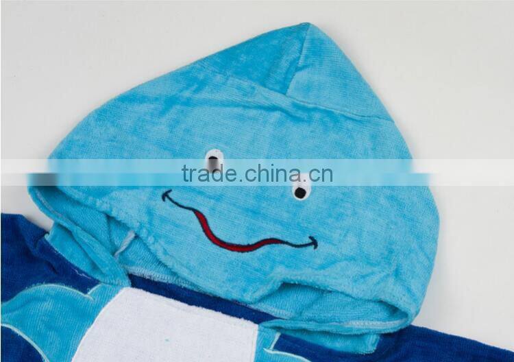 Wholesale kids Bathrobe Cartoon bathrobe with hood kids