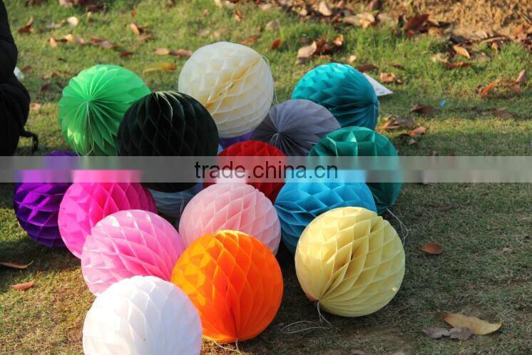 DIY Tissue Paper Honeycomb Balls Wedding Party Decoration Honeycomb Ball