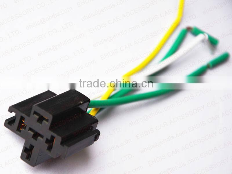 4 pin car relay socket 12V 24v 40a/14vdc relay socket