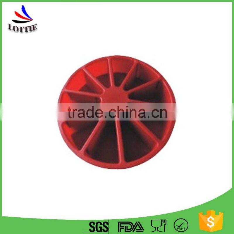 2016 China Manufacturers FDA & LFGB standard circular silicone cake mold with custom or printing