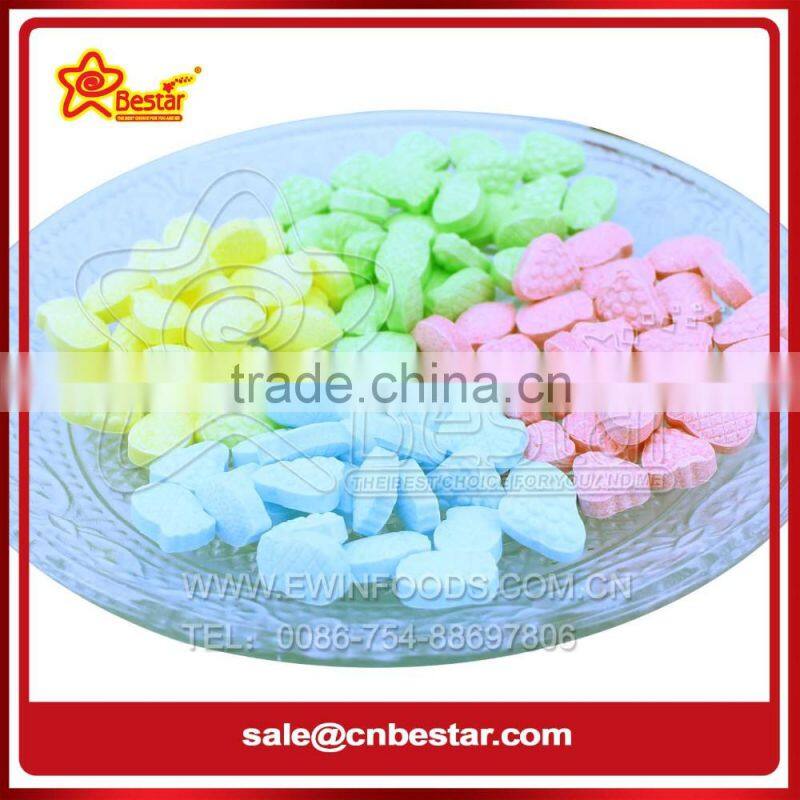 4 Flavors & Colors Hard Pressed Candy / Dextrose Candy