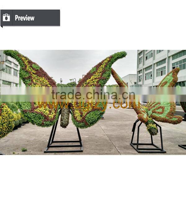 High quality animated topiary milan fake grass animal for park decoration made in dongguan