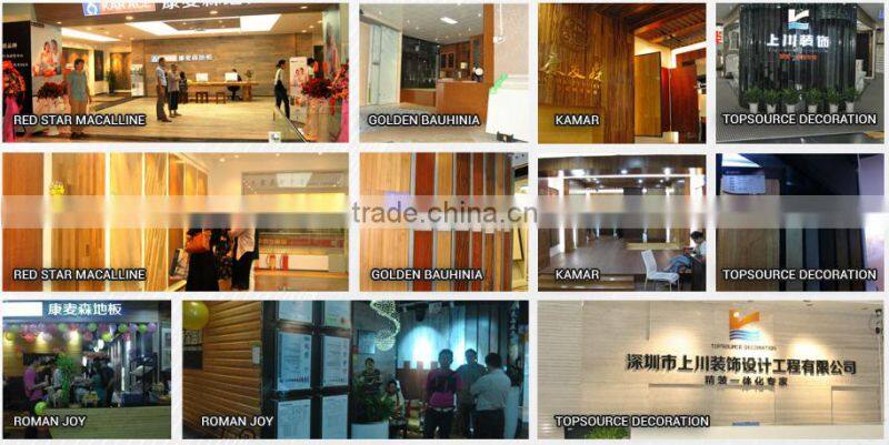 Outside strand woven high density composite outdoor flooring