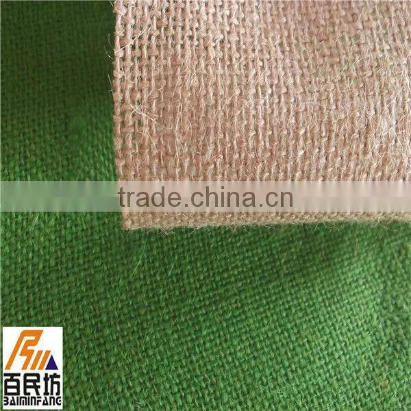 100% jute fabric burlap nature color