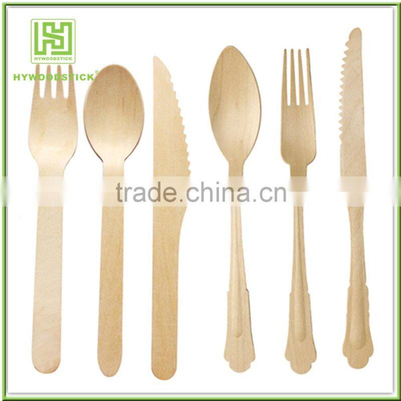 Biodegradable Disposable Wooden Cutlery ,Disposable Bamboo Cutlery