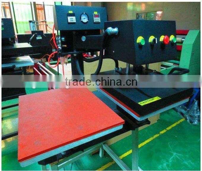swing head double stations pneumatic heat press machine for sale, CE approved