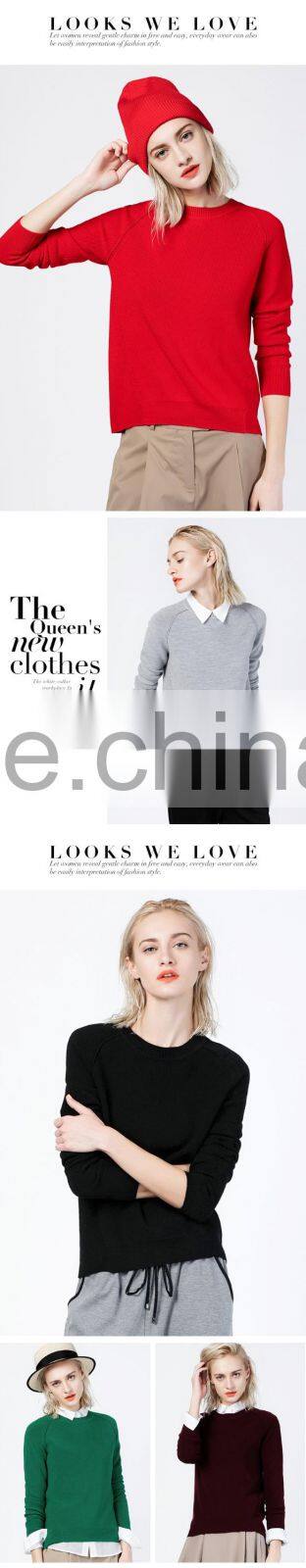 2017 high quality women pullover sweater woolen tops for girls