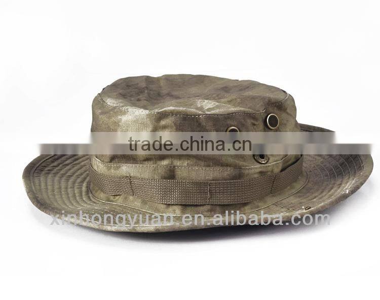 Custom camouflage bucket Wide-brimmed fedora hat fisherman cap