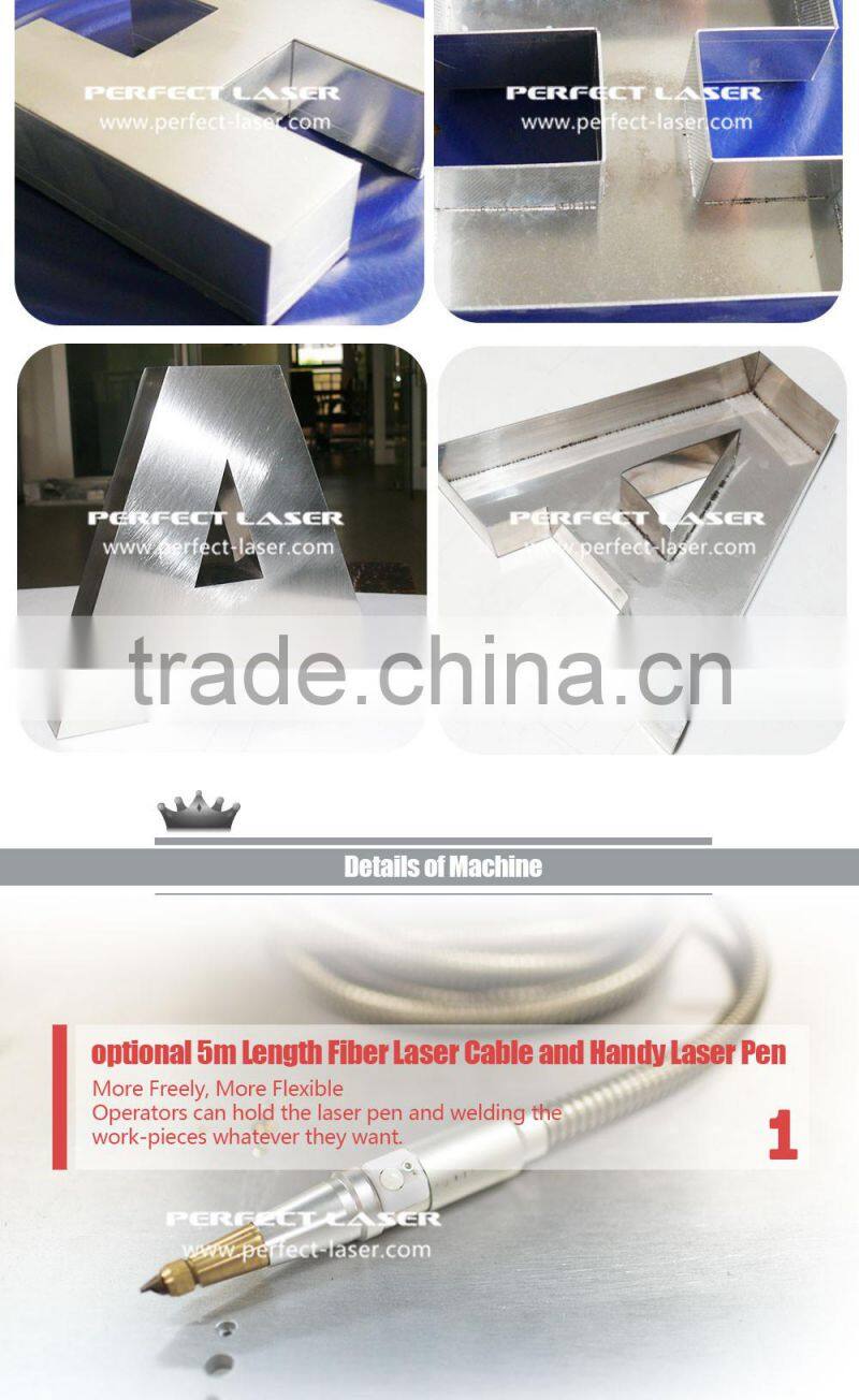 Perfect Laser PE-W300 300W micro laser welding machine advertising letter welder With CE