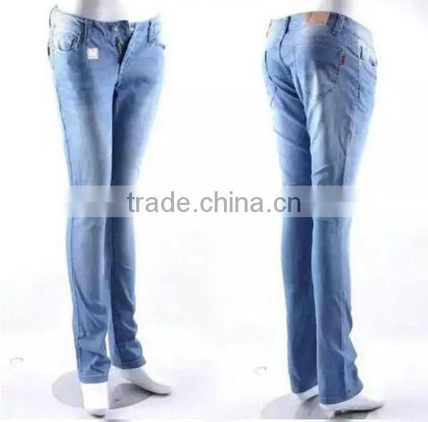factory price washed tight jeans stock lot