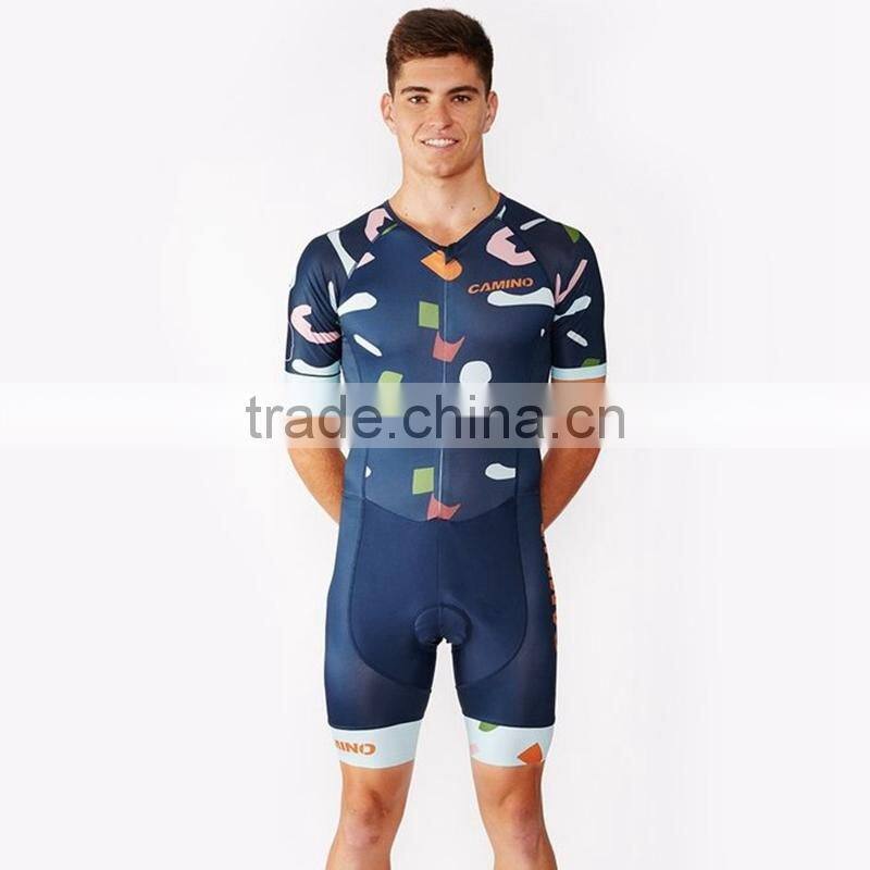 Quick dry and comfortable lycra triathlon club suit from Kroad triathlon suit manufacturers
