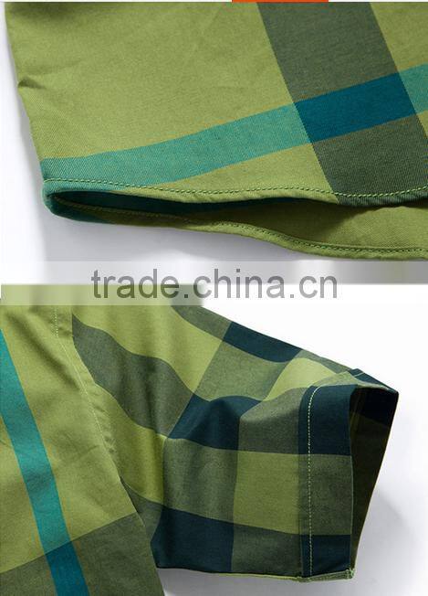 Casual men fashion designer plaids shirts/ fancy-shirts-for-men