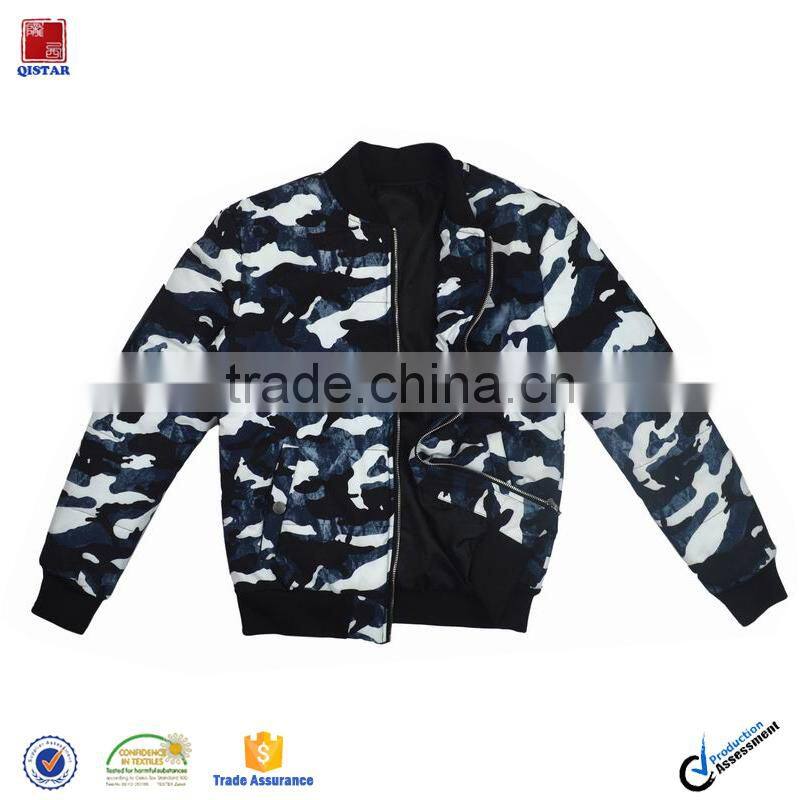 Fashion Red Stain Polyester Shiny Spring Men Bomber Jacket