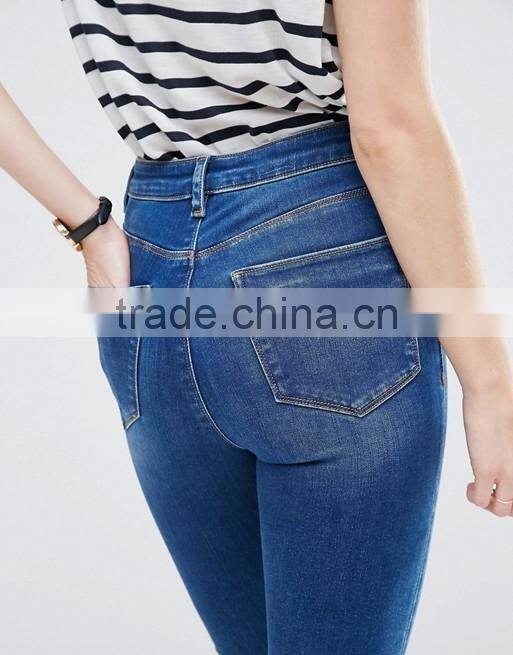 ladies jeans top design new style jeans pent women denim jeans