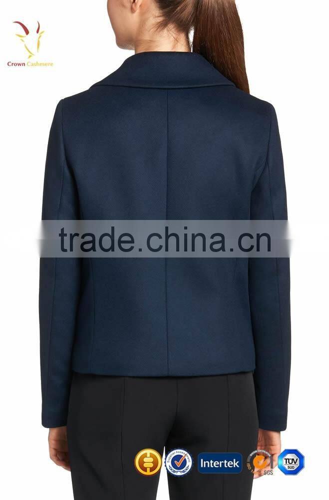 Latest Design Short Coat,Cashmere Wool Cute Winter Coats For Ladies