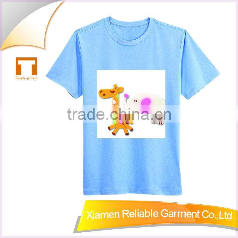 Hot! fashion 100% cotton kids t shirt printing cartoon pattern