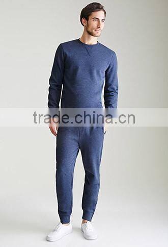 Men zipper in wool fleece painting who pants sports pants