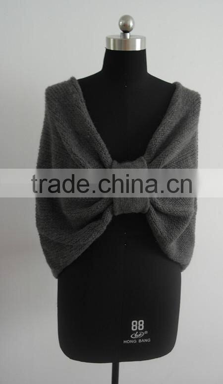 Fashion ladies knitted winter poncho sweater