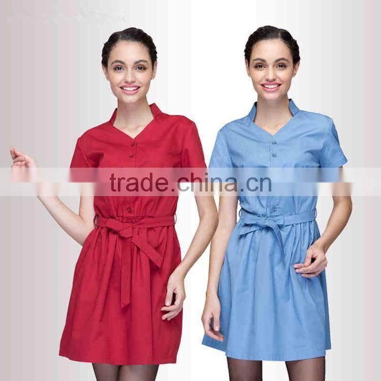 Chinese Restaurant Uniform Design Western Bar Waiter Hostess Uniform