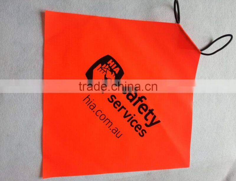 design orange safety flag